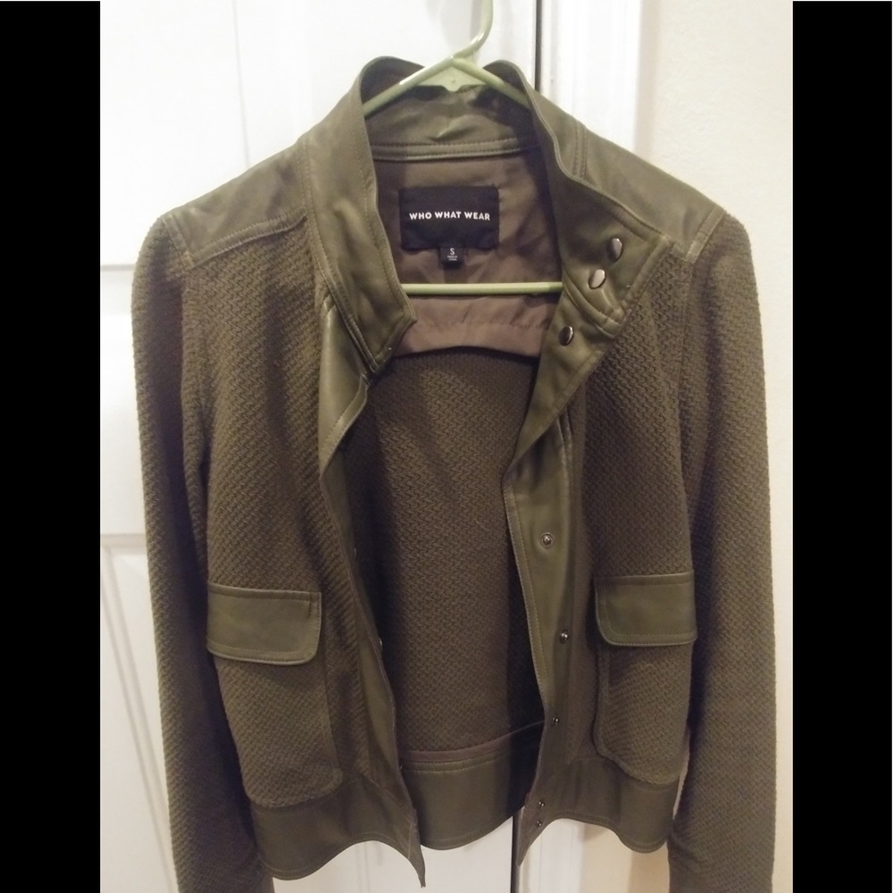 Faux Leather Jacket